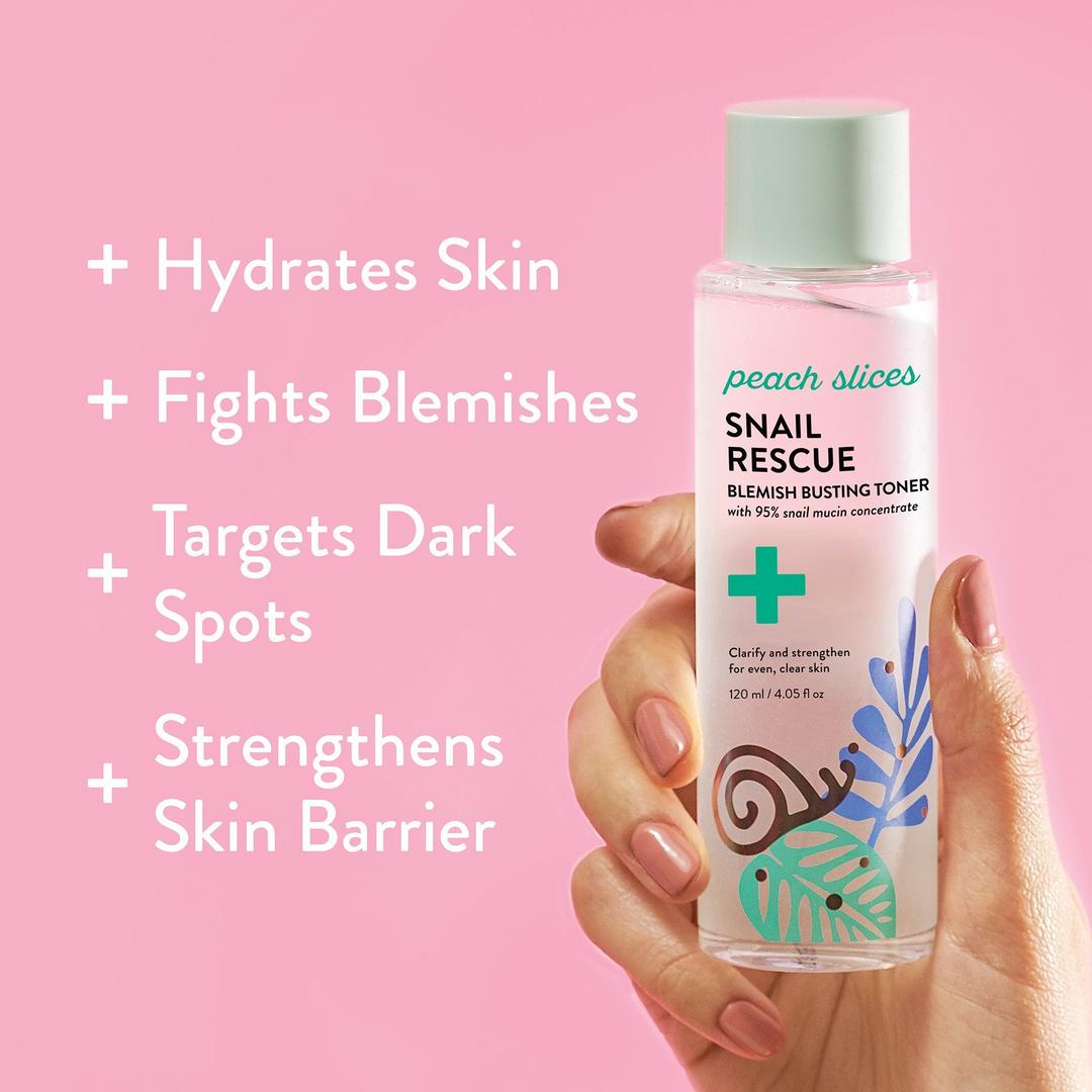 PEACH SLICES - Snail Rescue Blemish Busting Toner