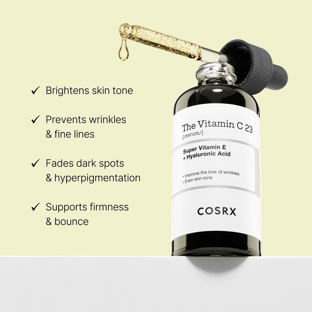 COSRX - The Vitamin C 23 Serum with Super Vitamin E + Hyaluronic Acid