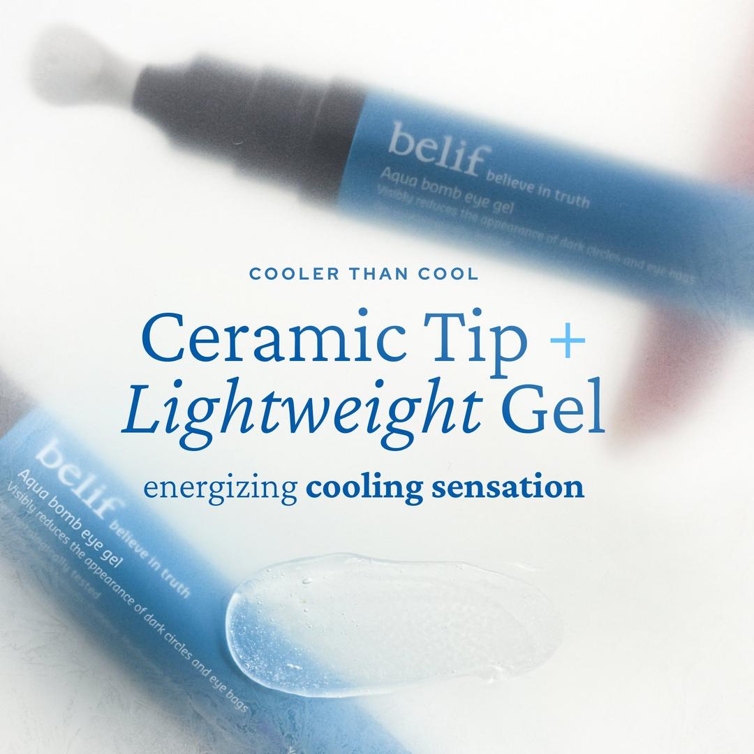 belif -  Aqua Bomb Depuffing Eye Gel with Caffeine + Hyaluronic Acid